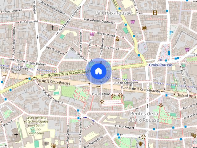 APPARTEMENT T2 A LOUER LYON 4EME ARRONDISSEMENT Deleuvre Henon