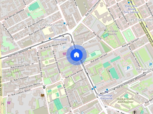 APPARTEMENT T2 A LOUER VENISSIEUX Moulin a Vent