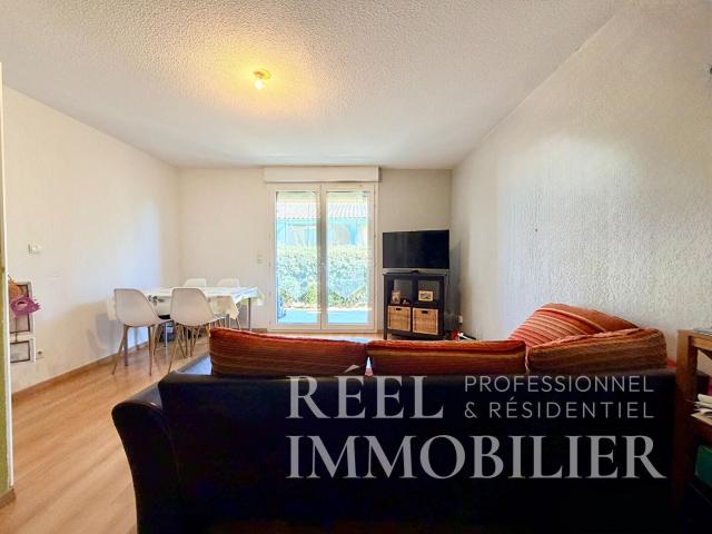 Appartement T2 à Pujaudran en rez de chaussée vendu libre 37m² Pujaudran