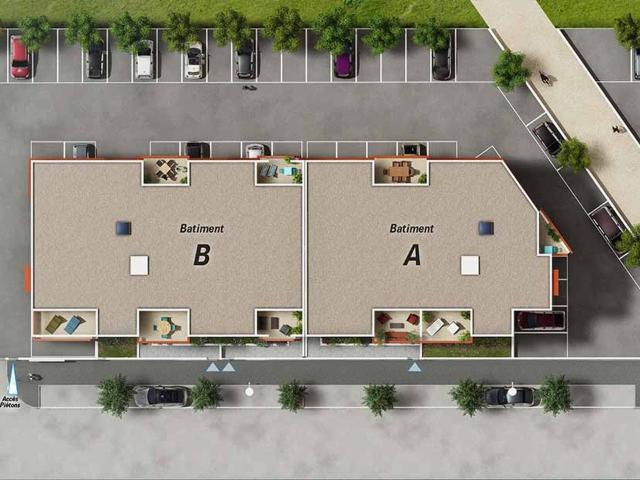 Appartement T2 au 2ème étage avec ascenseur