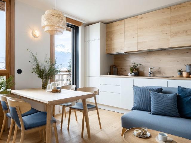 Appartement T2 avec jardin et terrasse au rez de chaussée haut à Collonges sous Salève