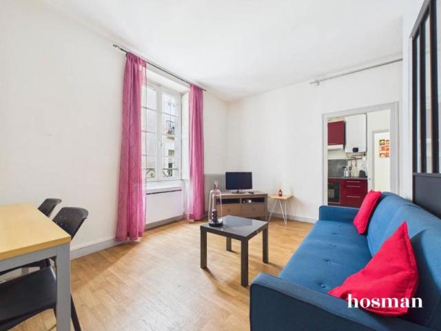 Appartement T2 de 43,1 m² au calme dans une impasse Quartier Château des Ducs à Nantes