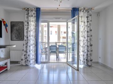 Appartement T2 de 43m2 avec une terrasse de 10m2 et 1 parking en sous sol à Marseille