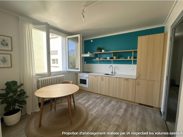 Appartement T2 de 59 m² avec potentiel T3
