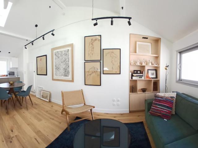 Appartement T2 lumineux meublé refait par architecte à Petit Bayonne