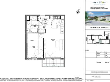 Appartement T2 neuf de 46 m² disponible à LA BOISSE Route Nationale