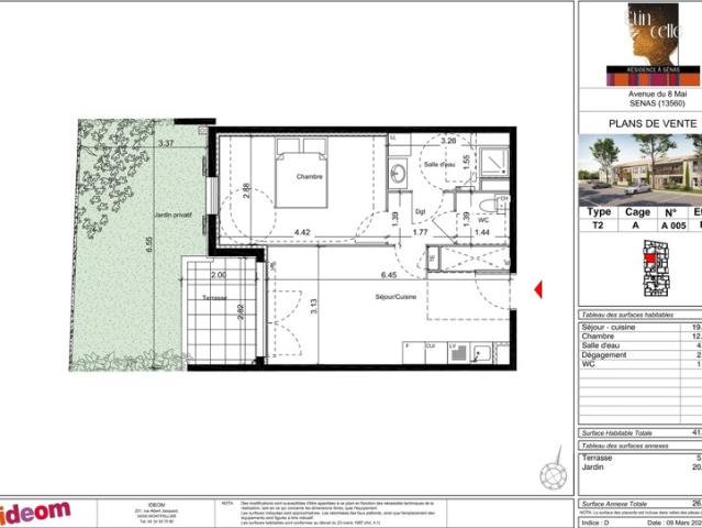 APPARTEMENT T2 NEUF 2 PLACES PARKING