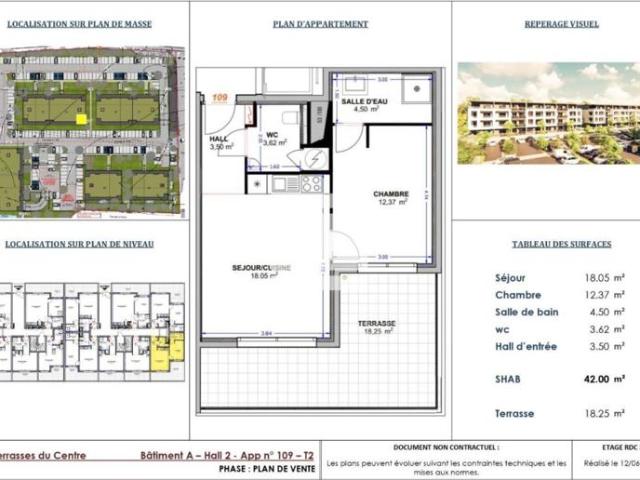Appartement T2 Programme immobilier neuf LES TERRASSES DU CENTRE à Venzolasca
