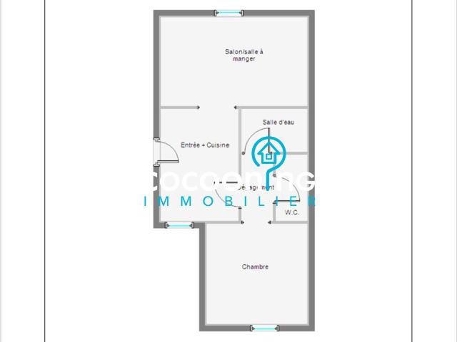 Appartement T2 quartier Dalby