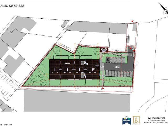 Appartement T2 Steenvoorde 53m² situé au rdc avec terrasse de 7m² et jardin de 47m²