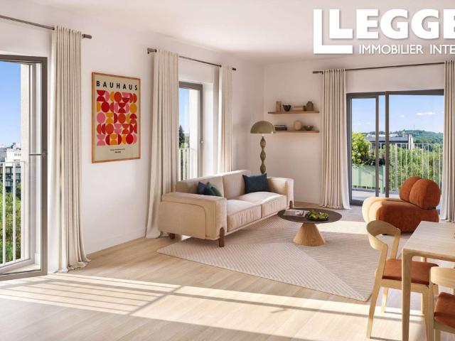 Appartement T2 sur plan de 41.99m2 à vendre à Seynod, Annecy avec loggia et cave, très bien situé