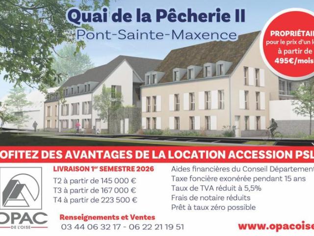 Appartement T4 77m² Pont Sainte Maxence Lot 17