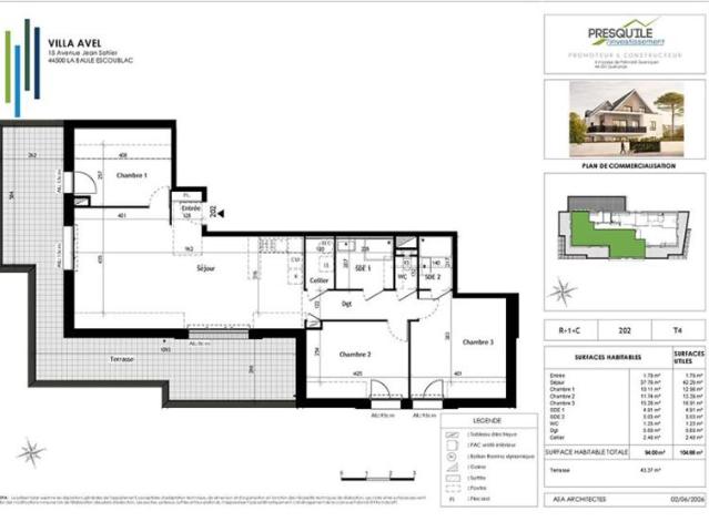 Appartement T4 94