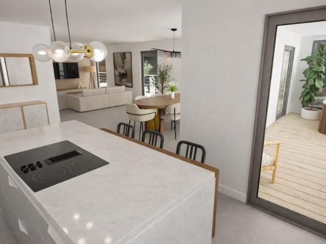 Appartement T4 vendu sur plan avec ascenseur privatif 134m² Montélimar