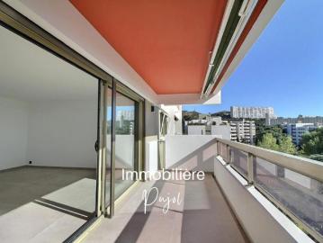 Appartement T4 climatisé de 105 m² avec terrasse vue mer, piscine et parking Marseille 9ème, Résidence Parc Berger Galatée