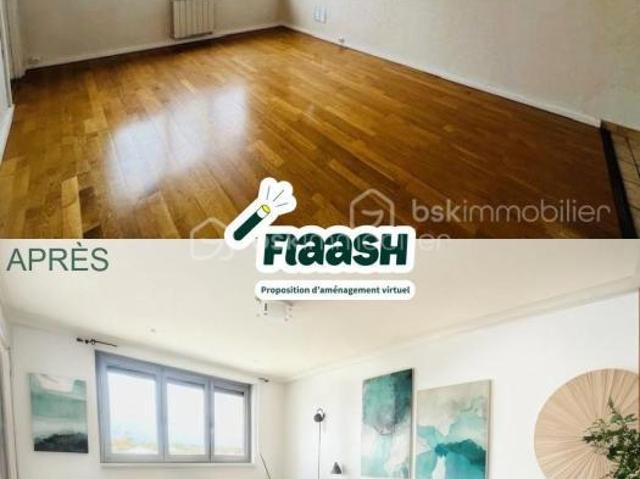 Appartement T4 dans résidence familliale avec cave et box