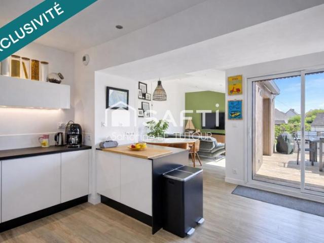 Appartement T4 en duplex avec terrasse et garage