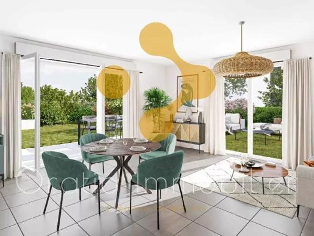 Appartement T4 en rez de jardin aux portes de Genève