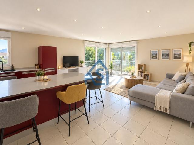 APPARTEMENT T4 SPACIEUX ET LUMINEUX DE 87 M2 AVEC GRAND BALCON, GARAGE ET CAVE
