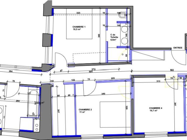 Appartement T5 à Strasbourg 130.00m²