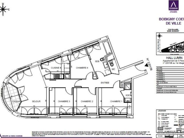 Appartement T5 BOBIGNY à louer