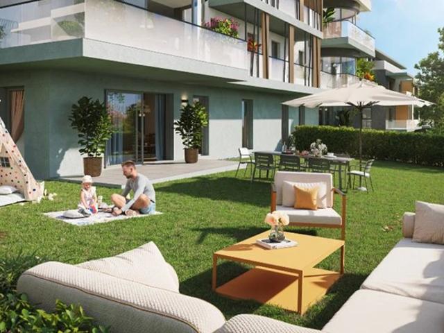 Appartement T5 de 108.16 m² en rez de jardin Divonne Les Bains