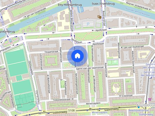 Appartement te huur: Michelangelostraat 17 2 1077 BN Amsterdam