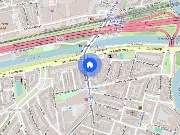 Spoorsingel, Provenierswijk, Gemeente Rotterdam, Zuid-Holland