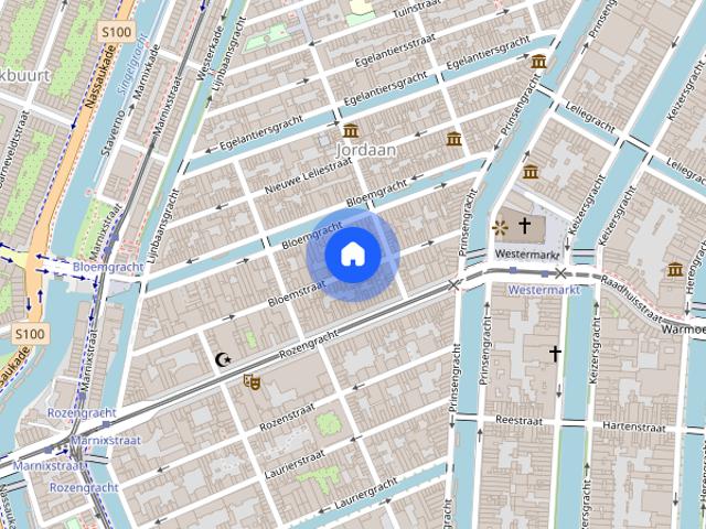 Appartement te huur: Bloemstraat 62 H 1016 LE Amsterdam
