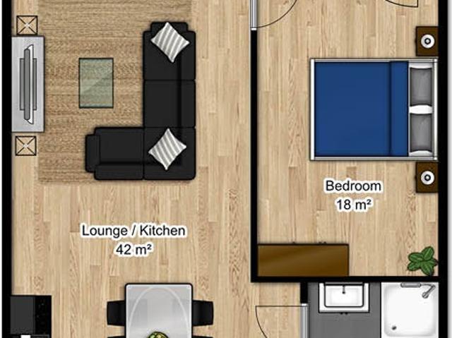 Appartement te huur Brede Hilledijk 100 P in Rotterdam voor € 1.505