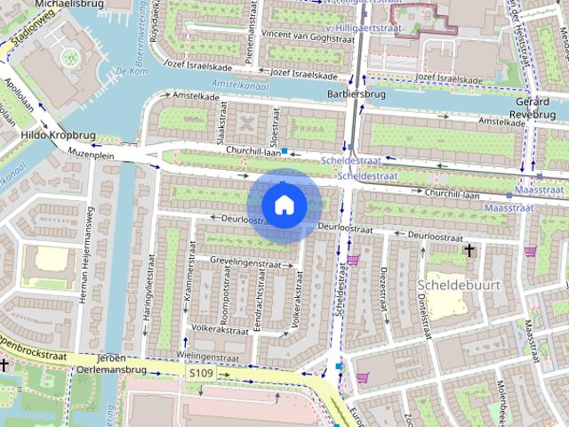 Appartement te huur: Deurloostraat 72 H 1078 JG Amsterdam