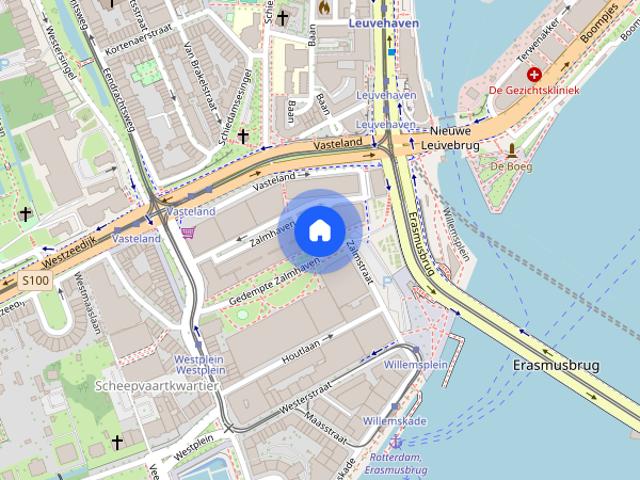 Appartement te huur: Gedempte Zalmhaven 749 3011 BT Rotterdam