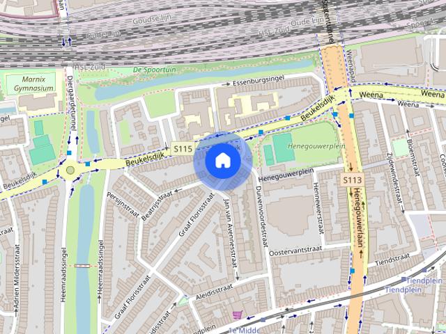Appartement te huur: Graaf Florisstraat 9 B03 3021 CA Rotterdam