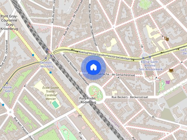 Appartement te huur in Etterbeek voor € 1.750 met 2 slaapkamers