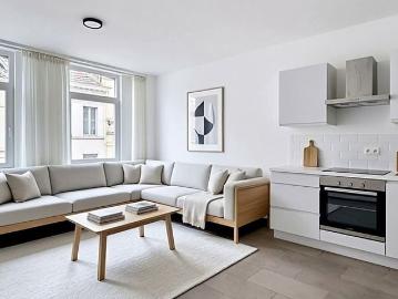 Appartement te huur in Gent voor € 875 met 1 slaapkamer
