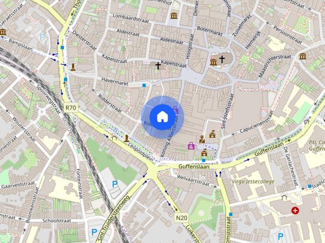 Appartement te huur in Hasselt voor € 1.450 met 2 slaapkamers