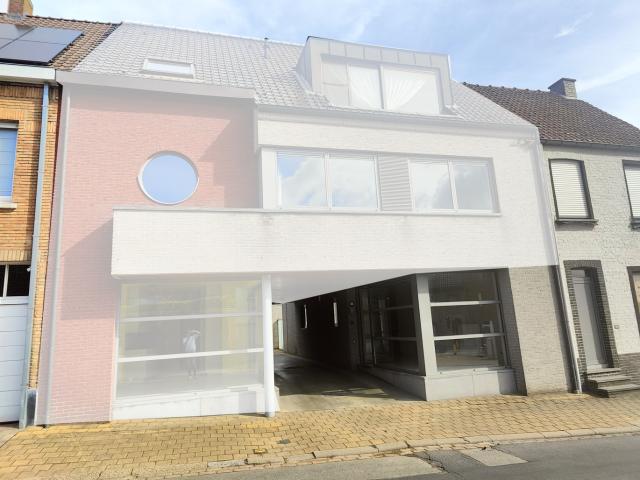Gelijkvloers appartement te huur in Koolskamp met 1 slaapkamer