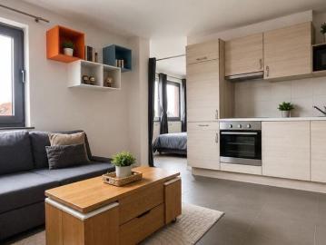 Appartement te huur in Tournai voor € 580 met 1 slaapkamer