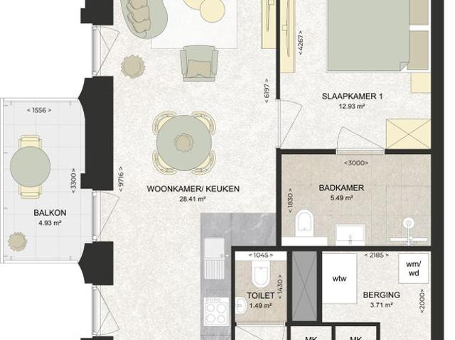 Appartement te huur: Kennedylaan 244 2035 TR Haarlem