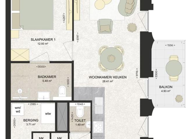 Appartement te huur: Kennedylaan 248 2035 TR Haarlem