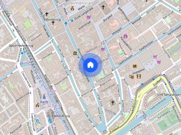 Appartement te huur: Koornmarkt 16 H 2611 EE Delft