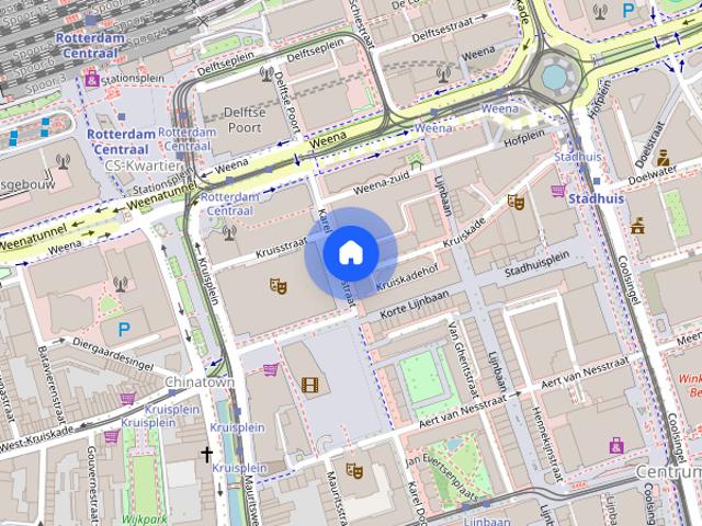 Appartement te huur: Kruiskade 119 C 3012 EG Rotterdam