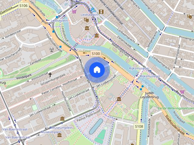 Appartement te huur: Pieter Cornelisz. Hooftstraat 17 B 1071 BL Amsterdam