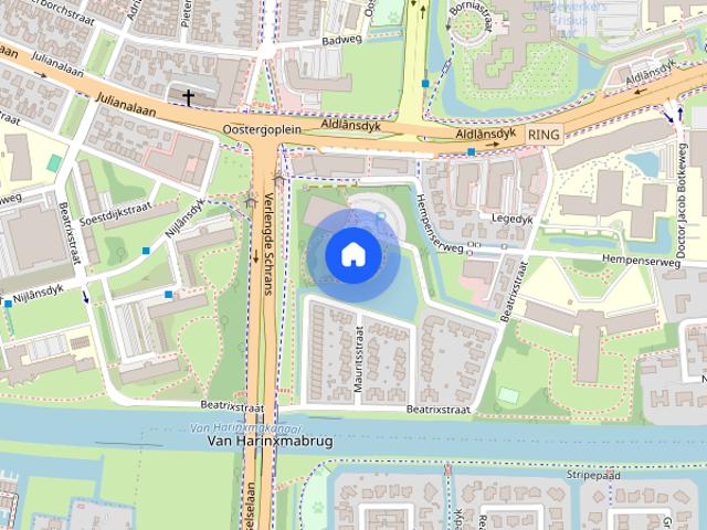 Appartement te huur: Prins Clausplein 111 8935 DE Leeuwarden