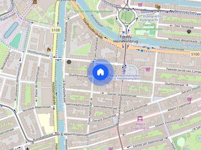 Appartement te huur: Quellijnstraat 37 A 1072 XP Amsterdam