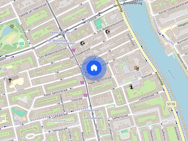 Appartement te huur: Rustenburgerstraat 67 H 1074 ES Amsterdam