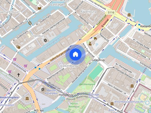 Appartement te huur: Rapenburgerstraat 102 1011 MK Amsterdam