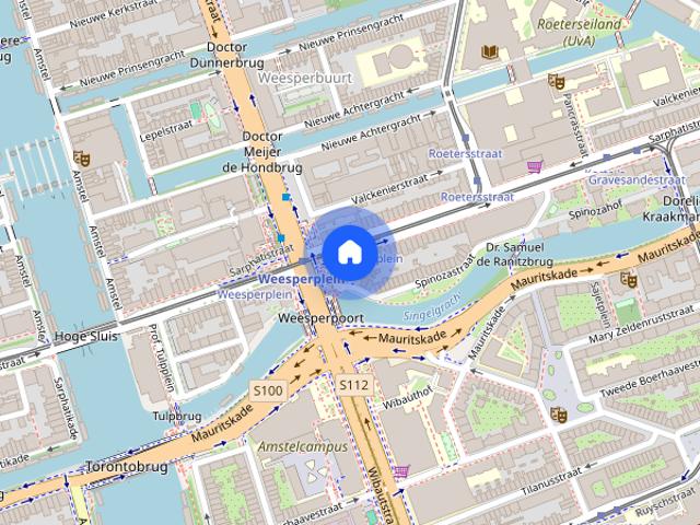 Appartement te huur: Sarphatistraat 60 B 1018 GP Amsterdam