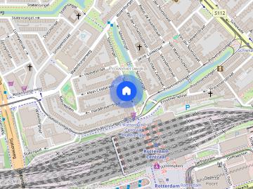Appartement te huur: Spoorsingel 61 B 3033 GH Rotterdam