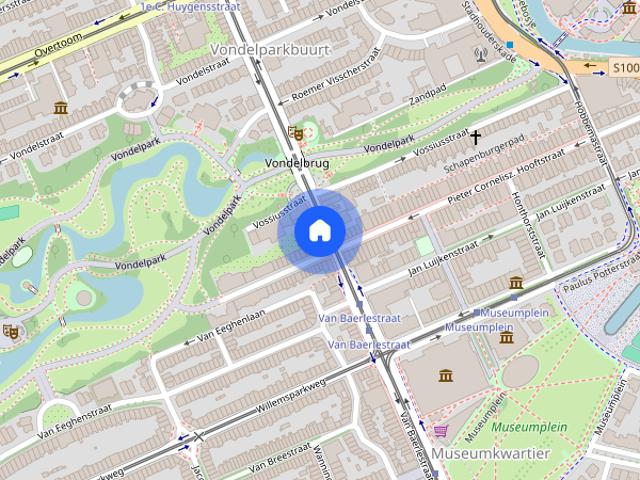 Appartement te huur: Van Baerlestraat 16 2 1071 AW Amsterdam